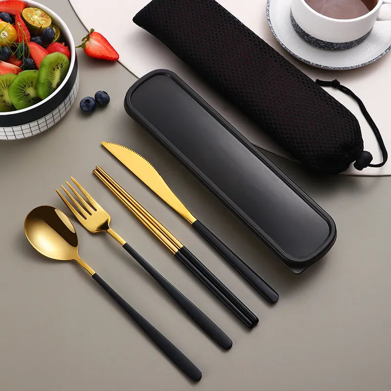 304 Stainless Steel Reusable Cutlery Set