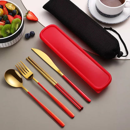 304 Stainless Steel Reusable Cutlery Set