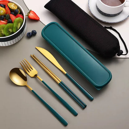 304 Stainless Steel Reusable Cutlery Set