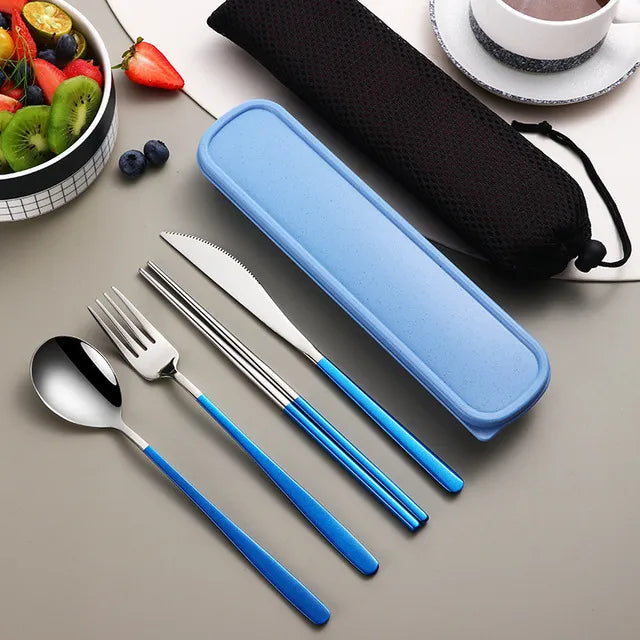 304 Stainless Steel Reusable Cutlery Set