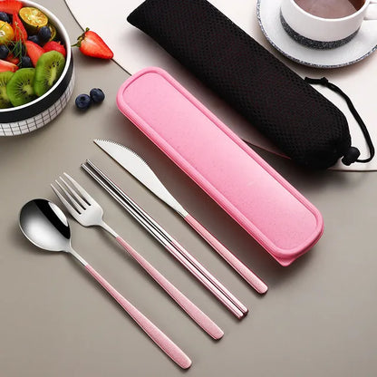 304 Stainless Steel Reusable Cutlery Set