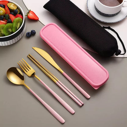 304 Stainless Steel Reusable Cutlery Set