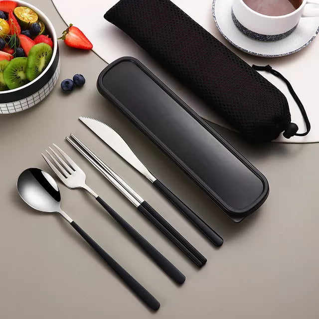 304 Stainless Steel Reusable Cutlery Set