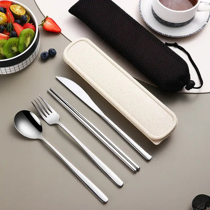 304 Stainless Steel Reusable Cutlery Set
