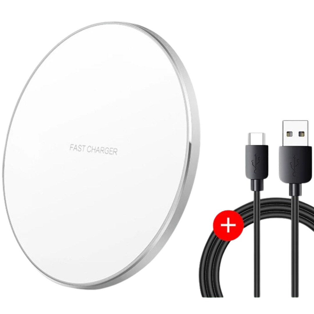 30W Magnetic Wireless Charging Pad with USB C Fast Charging