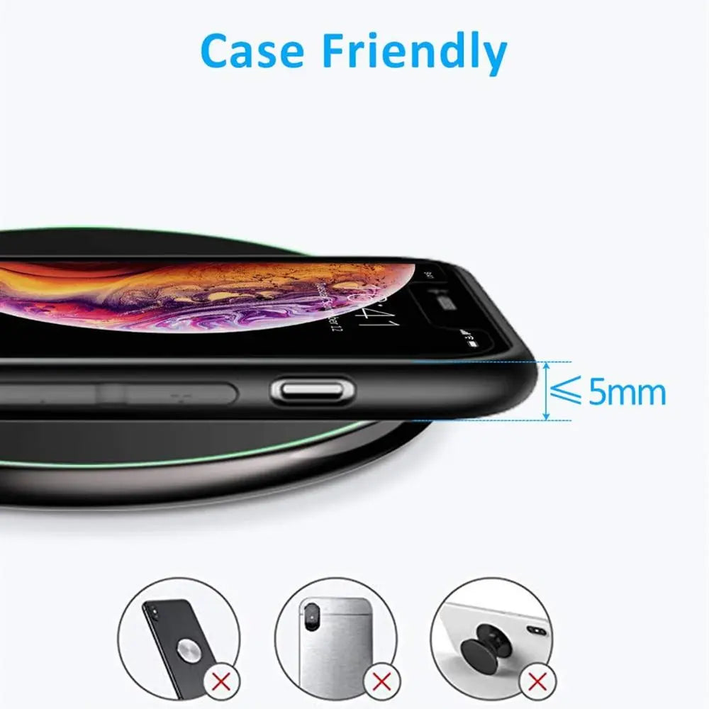 30W Magnetic Wireless Charging Pad with USB C Fast Charging