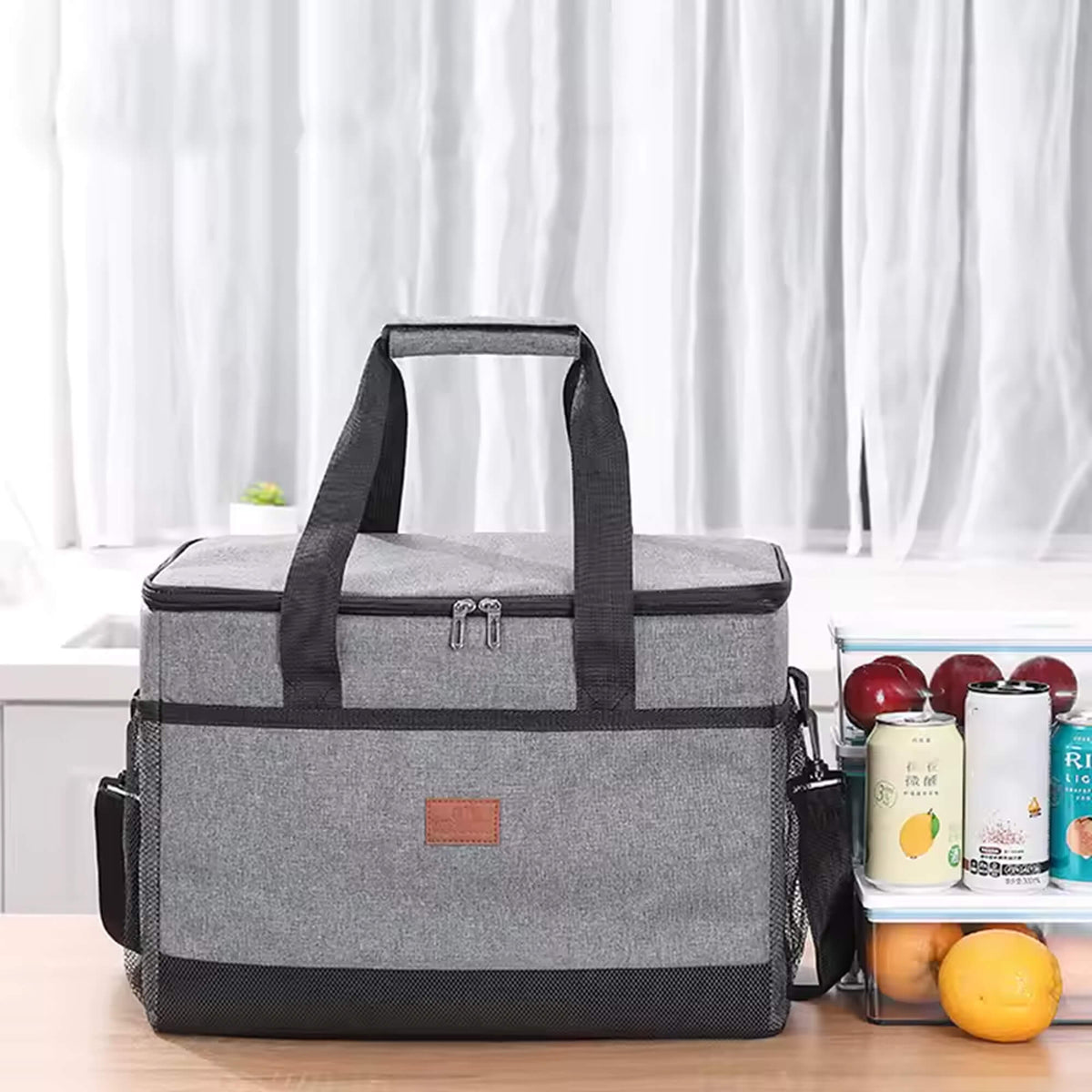 33L Insulated Waterproof Cooler Bag for Outdoor Travel and Picnics