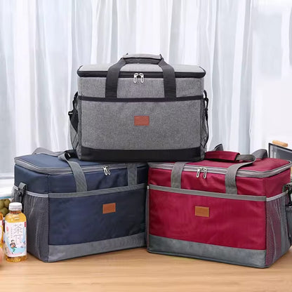 33L Insulated Waterproof Cooler Bag for Outdoor Travel and Picnics