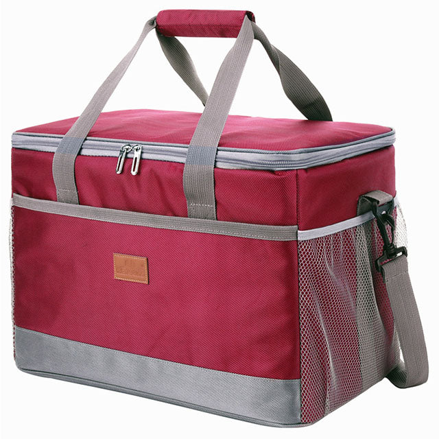 33L Insulated Waterproof Cooler Bag for Outdoor Travel and Picnics