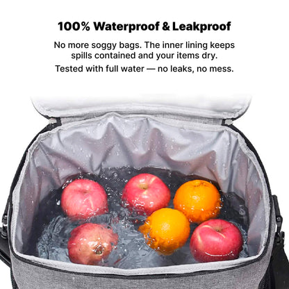 33L Insulated Waterproof Cooler Bag for Outdoor Travel and Picnics