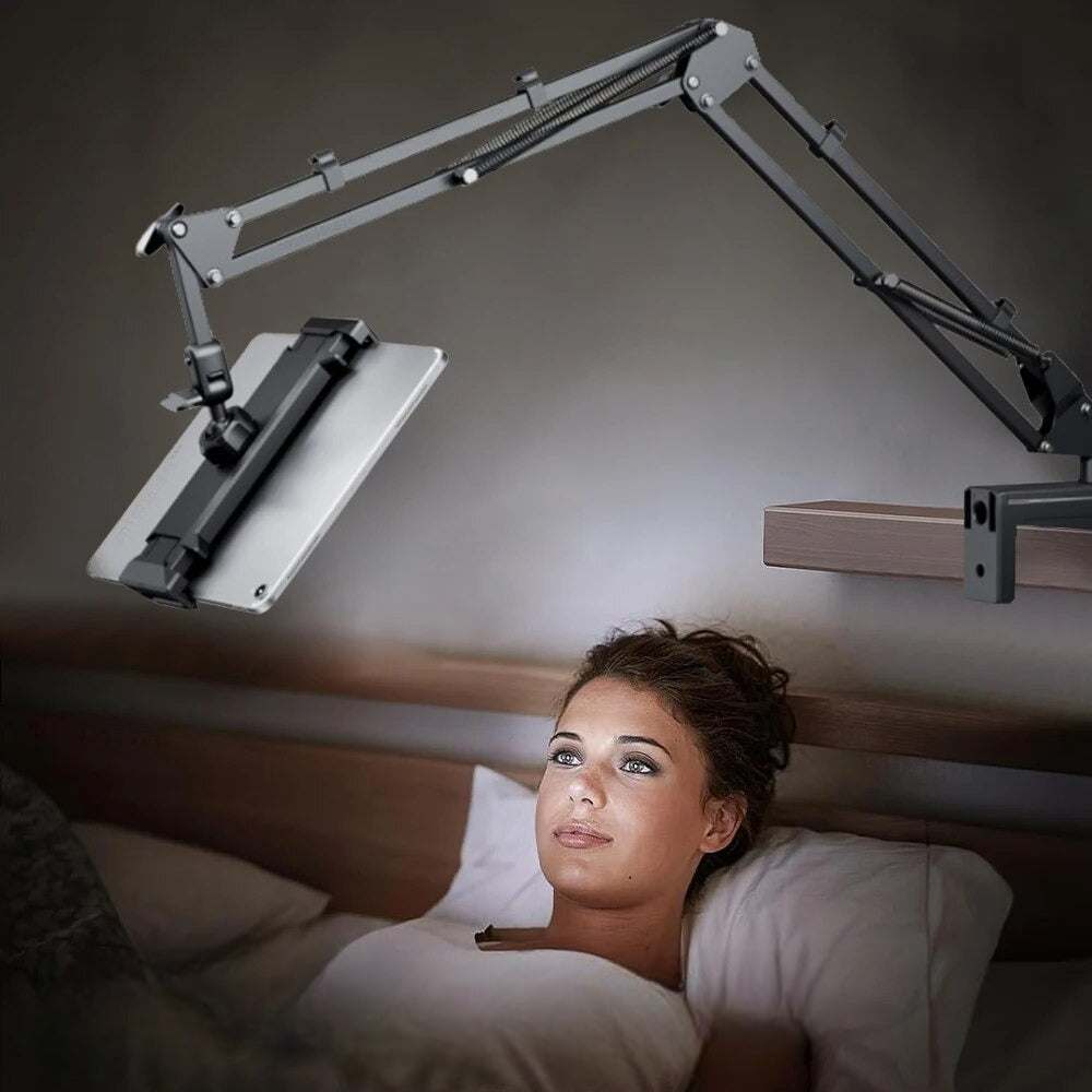 360 Degree Adjustable Tablet Stand with Aluminum Arm