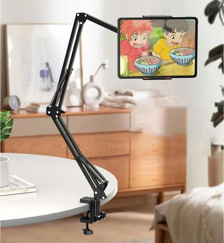 360 Degree Adjustable Tablet Stand with Aluminum Arm