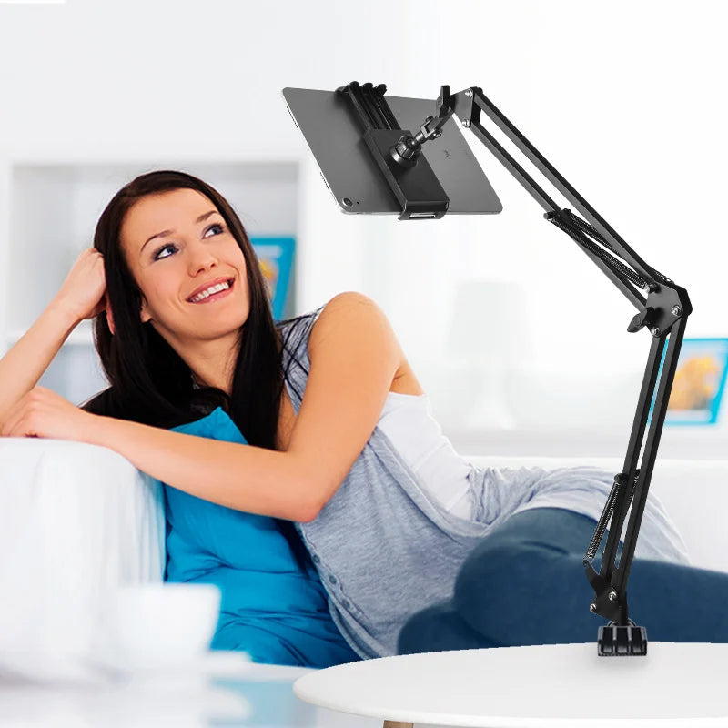 360 Degree Adjustable Tablet Stand with Aluminum Arm