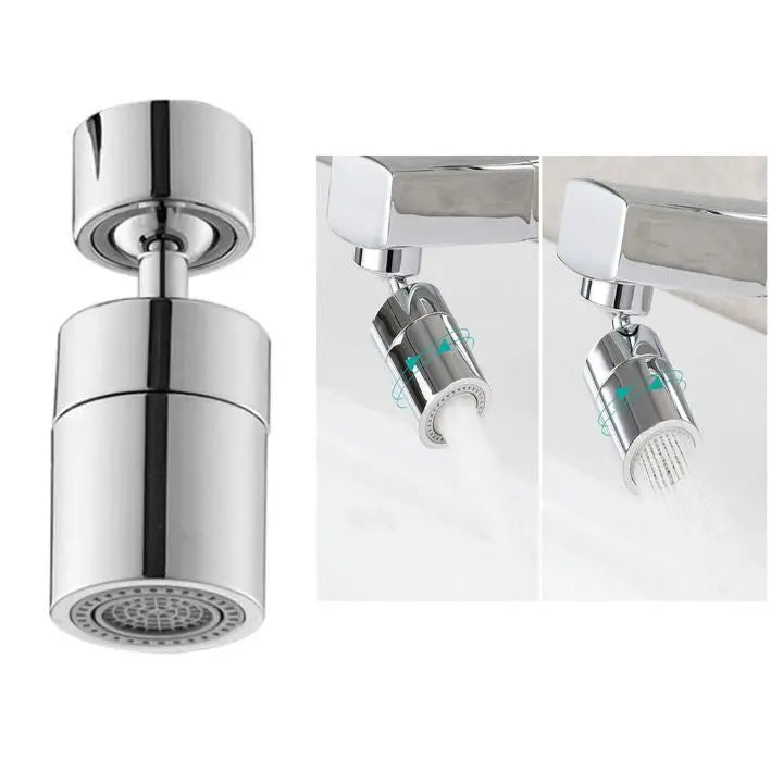 360 Degree Faucet Aerator with Dual Spray Modes
