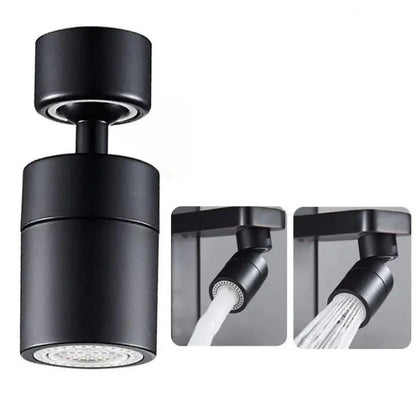 360 Degree Faucet Aerator with Dual Spray Modes