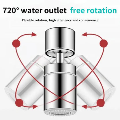 360 Degree Faucet Aerator with Dual Spray Modes