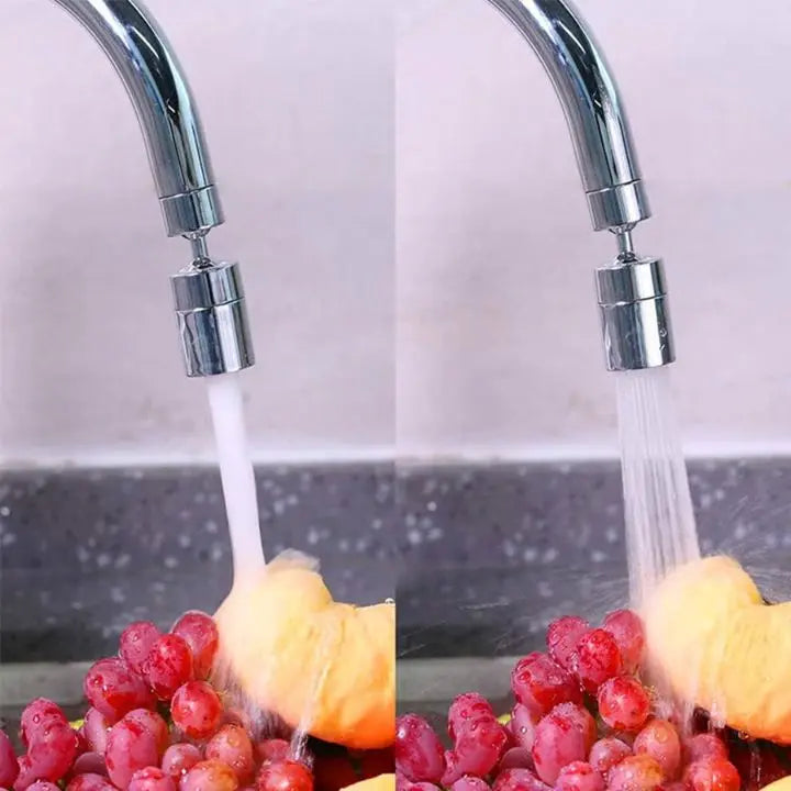 360 Degree Faucet Aerator with Dual Spray Modes