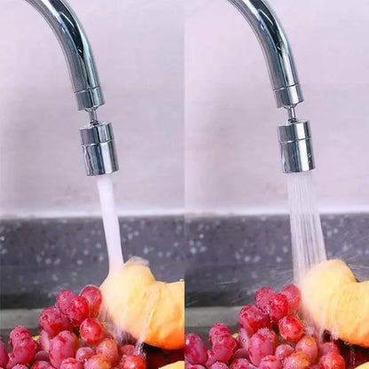 360 Degree Faucet Aerator with Dual Spray Modes