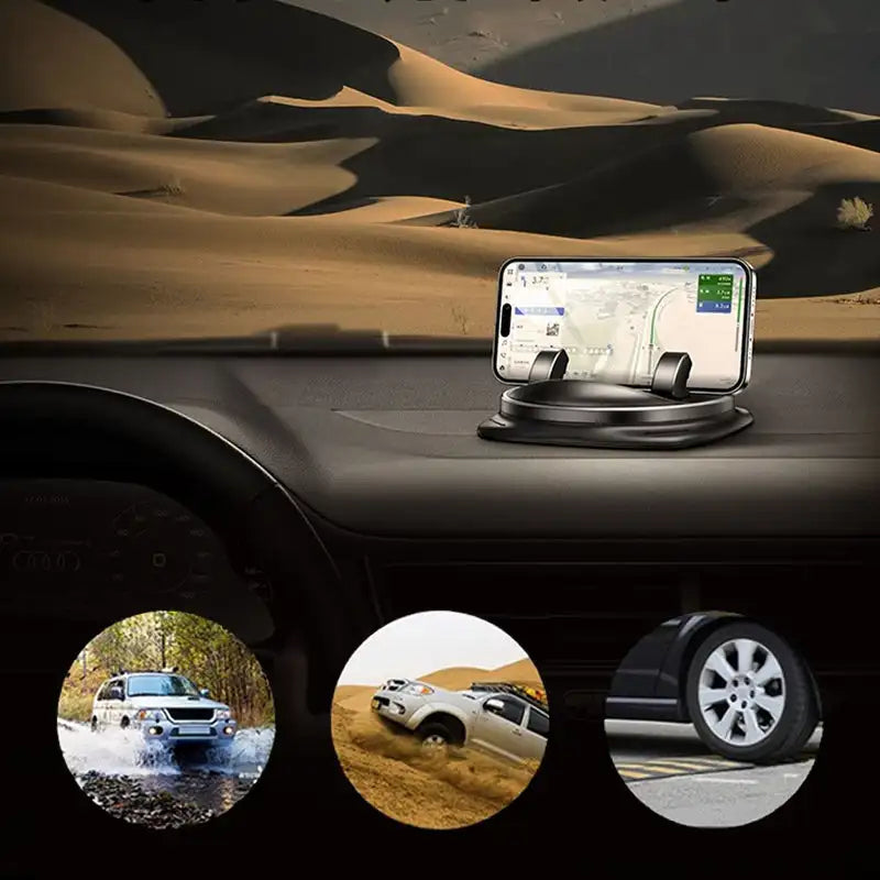 360 Degree Rotating Car Phone Holder with Adjustable Universal Mount