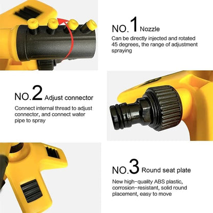 360 Degree Rotating Lawn Sprinkler with Multi Angle Spray Nozzles