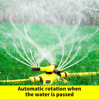 360 Degree Rotating Lawn Sprinkler with Multi Angle Spray Nozzles