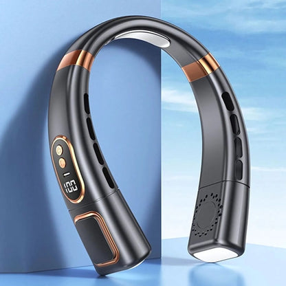 360° Bladeless Digital Neck Fan with LED Display