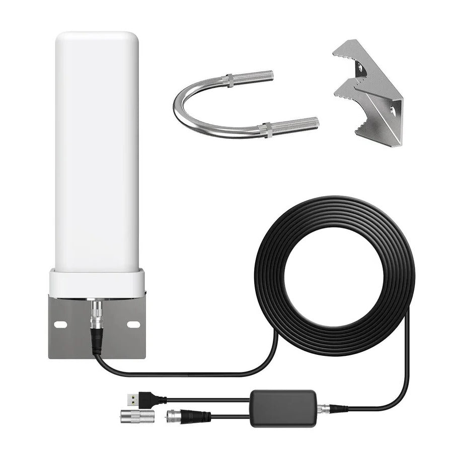 360° Outdoor HDTV Antenna with Signal Amplifier and Long Range Reception