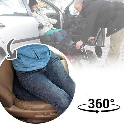 360° Rotating Swivel Seat Cushion Memory Foam Portable Chair Pad