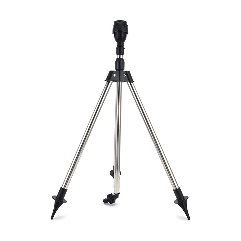 360° Rotating Tripod Garden Sprinkler with Adjustable Spray