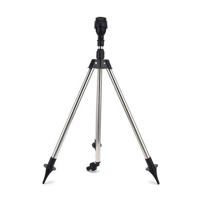 360° Rotating Tripod Garden Sprinkler with Adjustable Spray