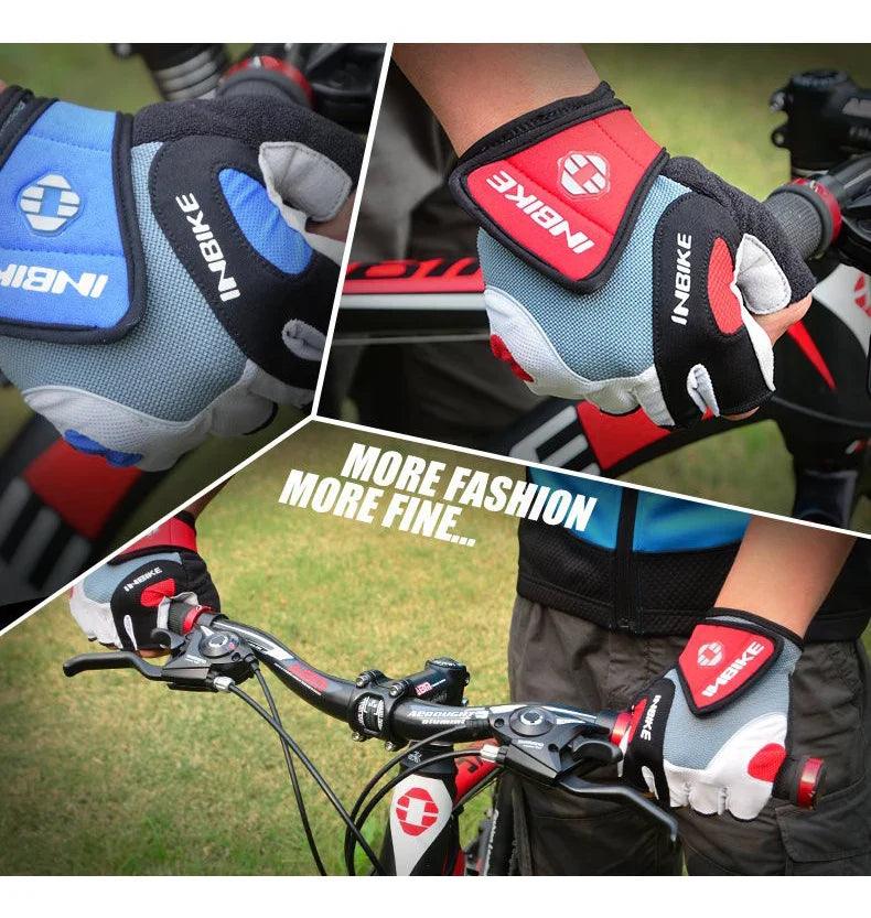 3D Gel Padded Half Finger Cycling Gloves for Men and Women