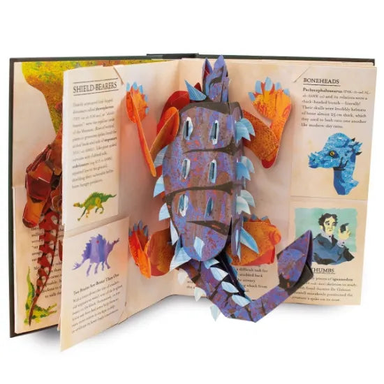 3D Pop Up Dinosaur Book Hardcover Educational Adventure