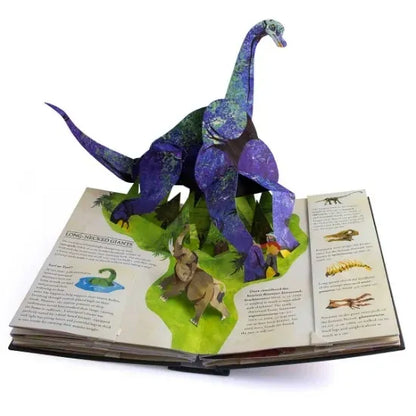 3D Pop Up Dinosaur Book Hardcover Educational Adventure