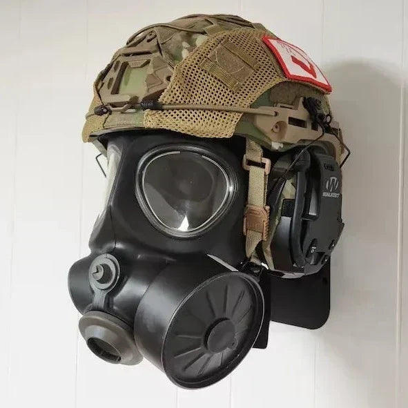 3D Skull Helmet Wall Display Stand