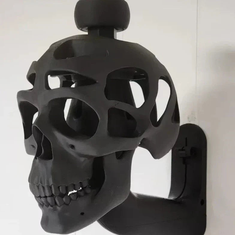 3D Skull Helmet Wall Display Stand
