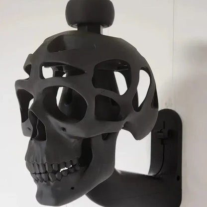 3D Skull Helmet Wall Display Stand