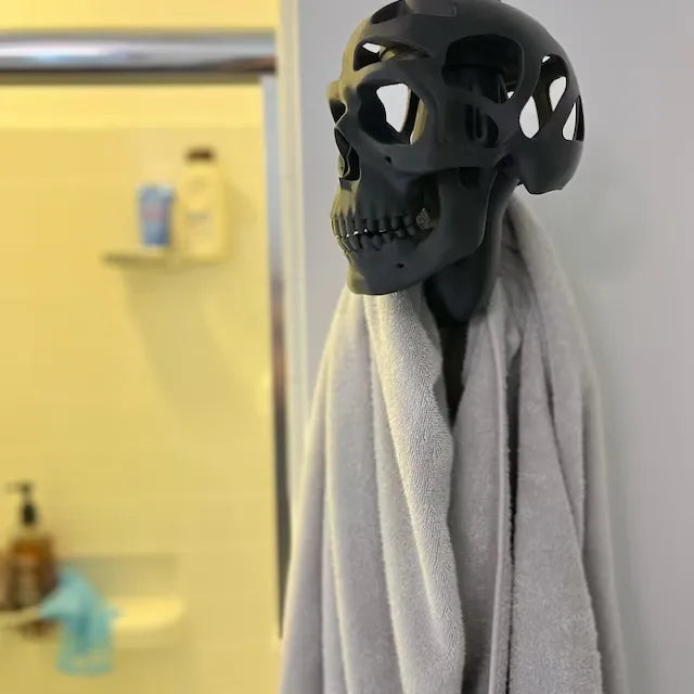 3D Skull Helmet Wall Display Stand
