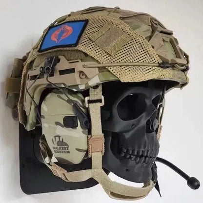 3D Skull Helmet Wall Display Stand