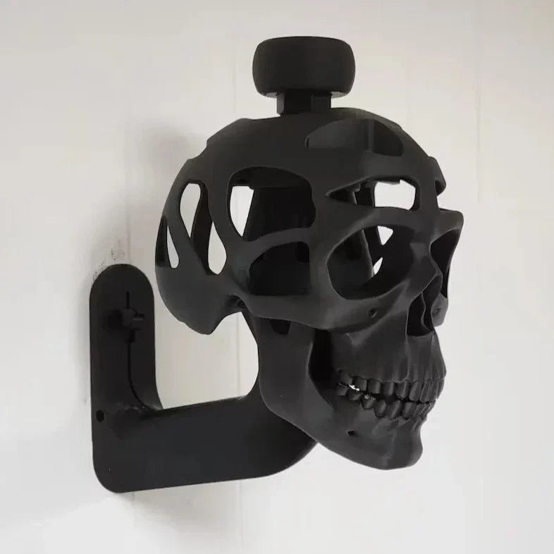 3D Skull Helmet Wall Display Stand