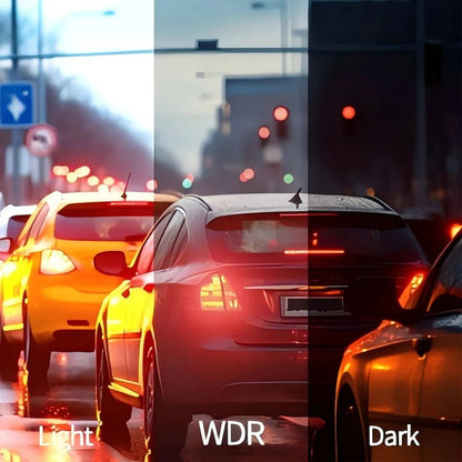 4 Channel Car Dash Camera with WiFi Night Vision and Parking Monitor