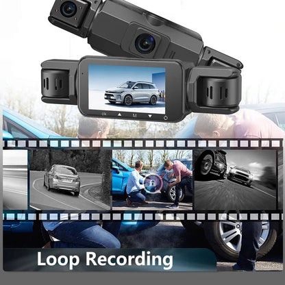 4 Channel Car Dash Camera with WiFi Night Vision and Parking Monitor