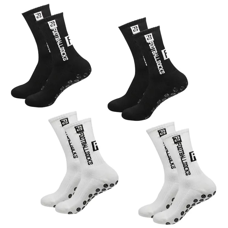 4 Pairs Non Slip Sports Grip Socks