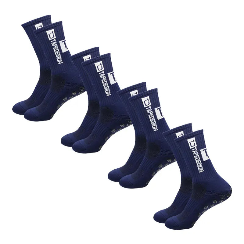 4 Pairs Non Slip Sports Grip Socks
