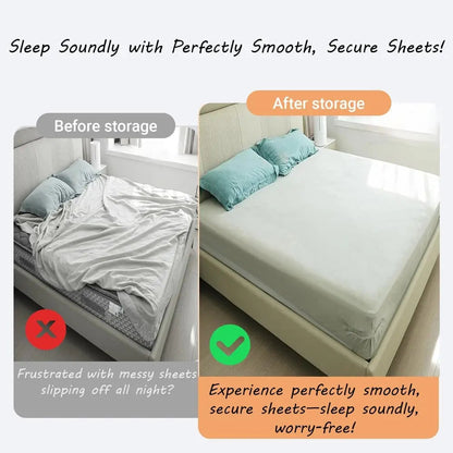 4-Piece Bed Sheet Holder Straps for All Mattress Sizes