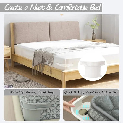4-Piece Bed Sheet Holder Straps for All Mattress Sizes
