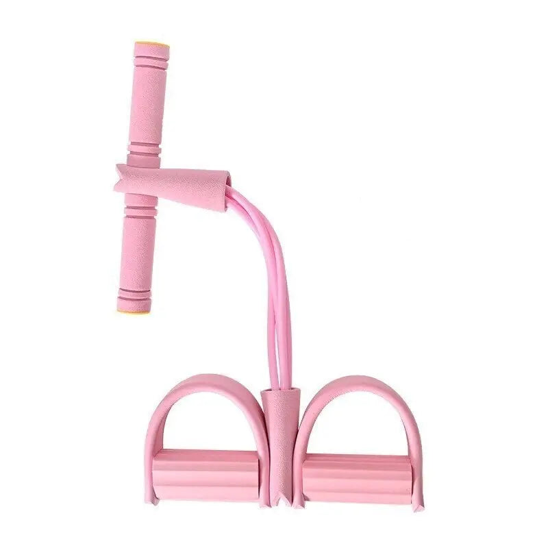 4 Tube Pedal Resistance Band Full Body Trainer
