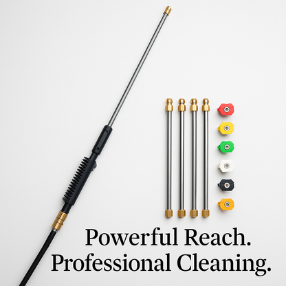 4000 PSI Telescoping Pressure Washer Wand Set