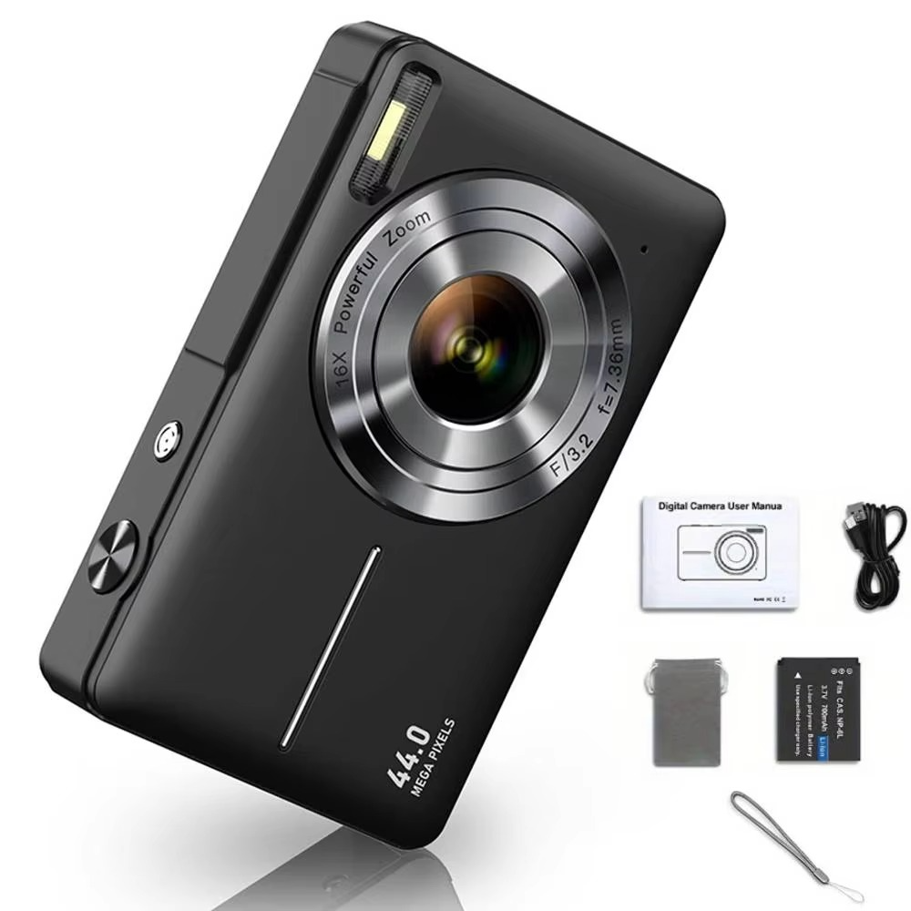 44MP Kids Digital Camera with 1080P HD Video and 16X Zoom
