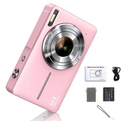 44MP Kids Digital Camera with 1080P HD Video and 16X Zoom