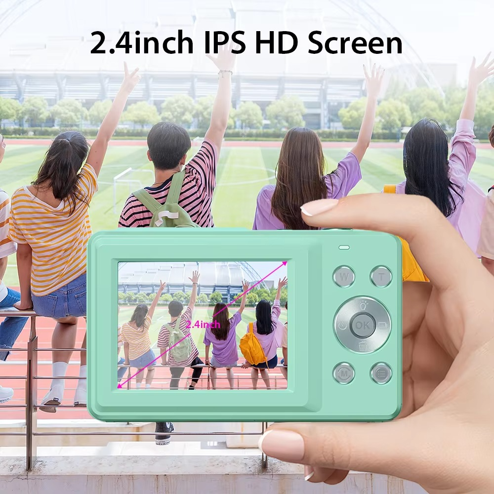 44MP Kids Digital Camera with 1080P HD Video and 16X Zoom